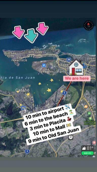 3 Bd By Airport El Yunque Walk To The Beach San Juan Exteriör bild